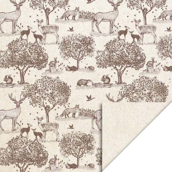 Inpakpapier - Forest animals | 50 cm breed