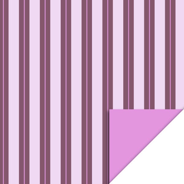 Inpakpapier - Krijtstreep roze | 70 cm breed