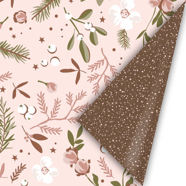 Inpakpapier - Lets decorate roze | 50 cm breed