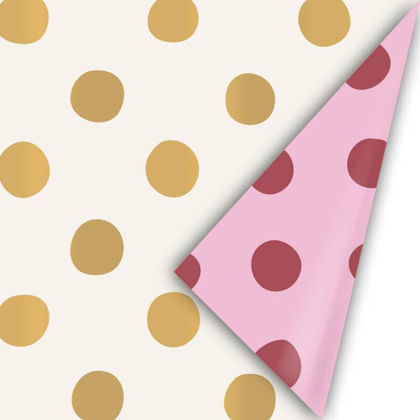 Inpakpapier - Pretty polka dots colorfull | 50 cm breed