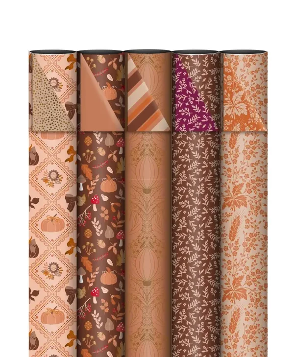 Inpakpapier - Set Autumn vibes | 70 cm breed
