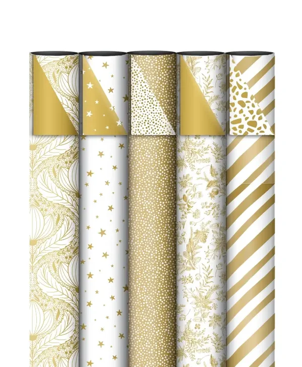 Inpakpapier - Set Pure gold | 70 cm breed