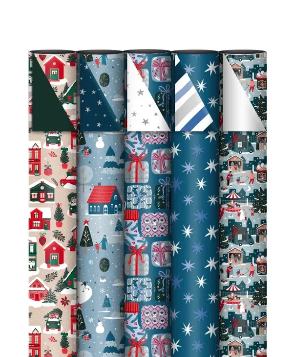 Inpakpapier - Set Winter wonderland | 70 cm breed