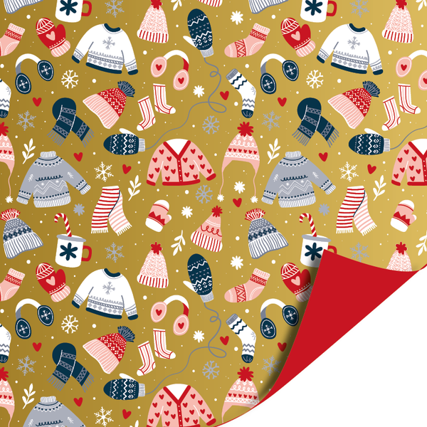 Inpakpapier - Warm winter | 50 cm breed