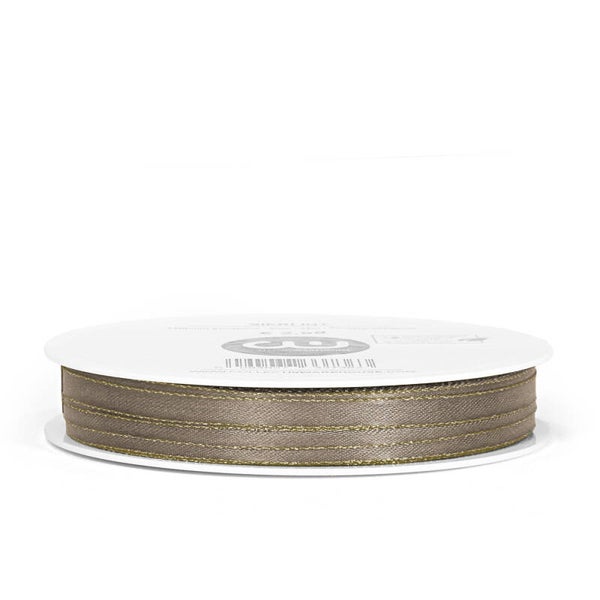 Lint - Satijn taupe/goud
