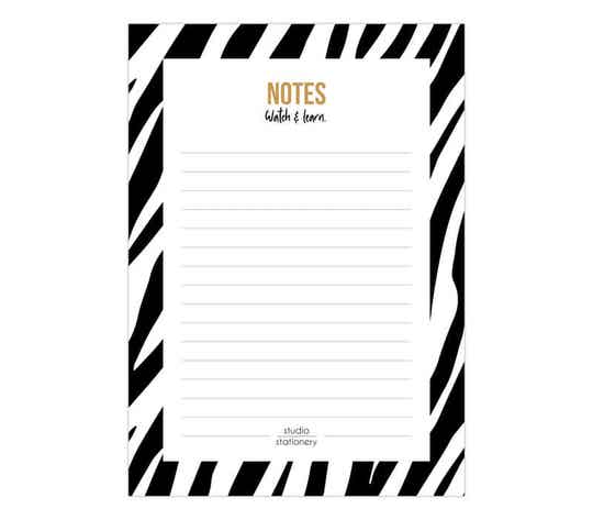 Notitieblok - Zebra