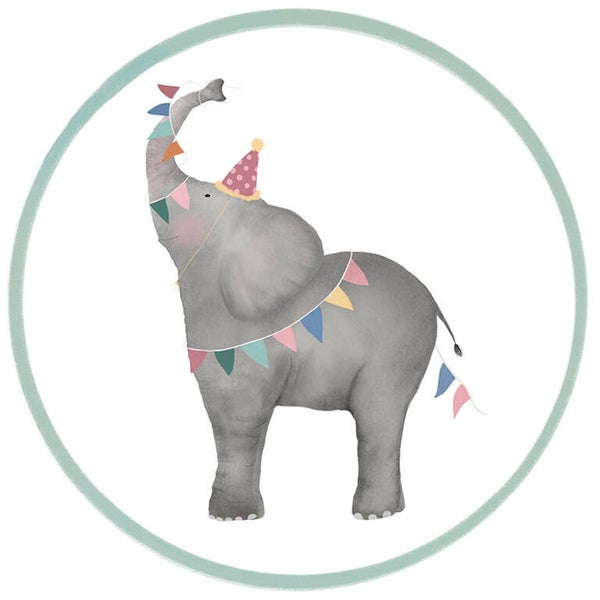 Sticker - Olifant (5 stuks)