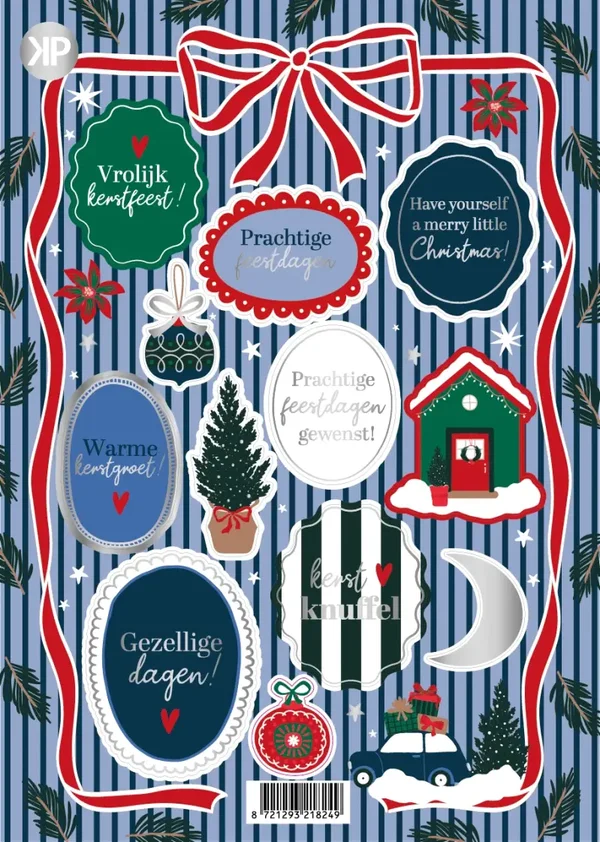 Stickervel A5 - Christmas wonderland