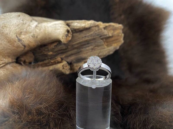 Rozet ring met zirkonia 1314283