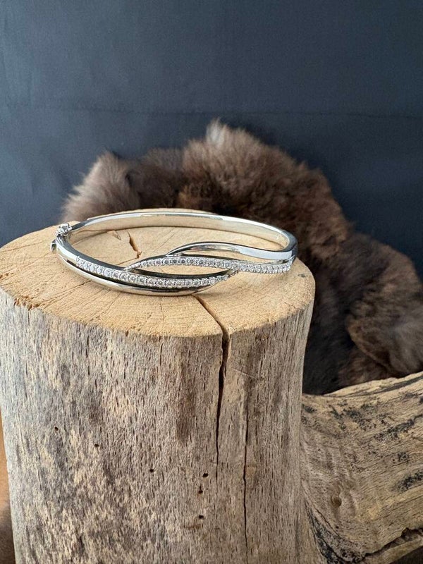 Fantasie slavenarmband met zirkonia 1322625