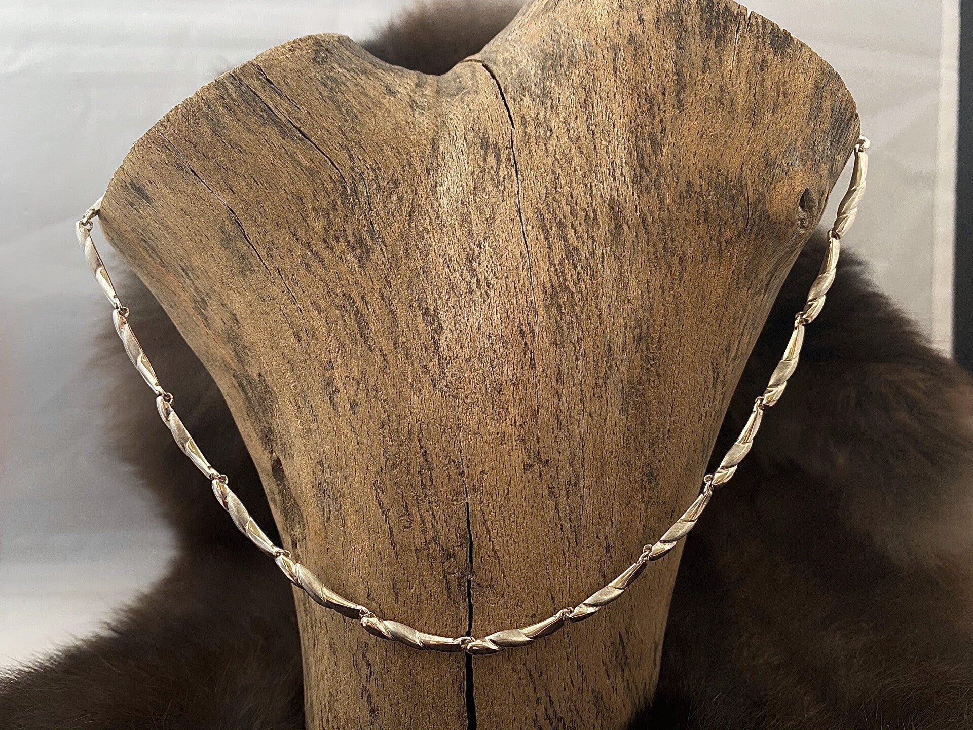 Choker collier mat glanzend 0005