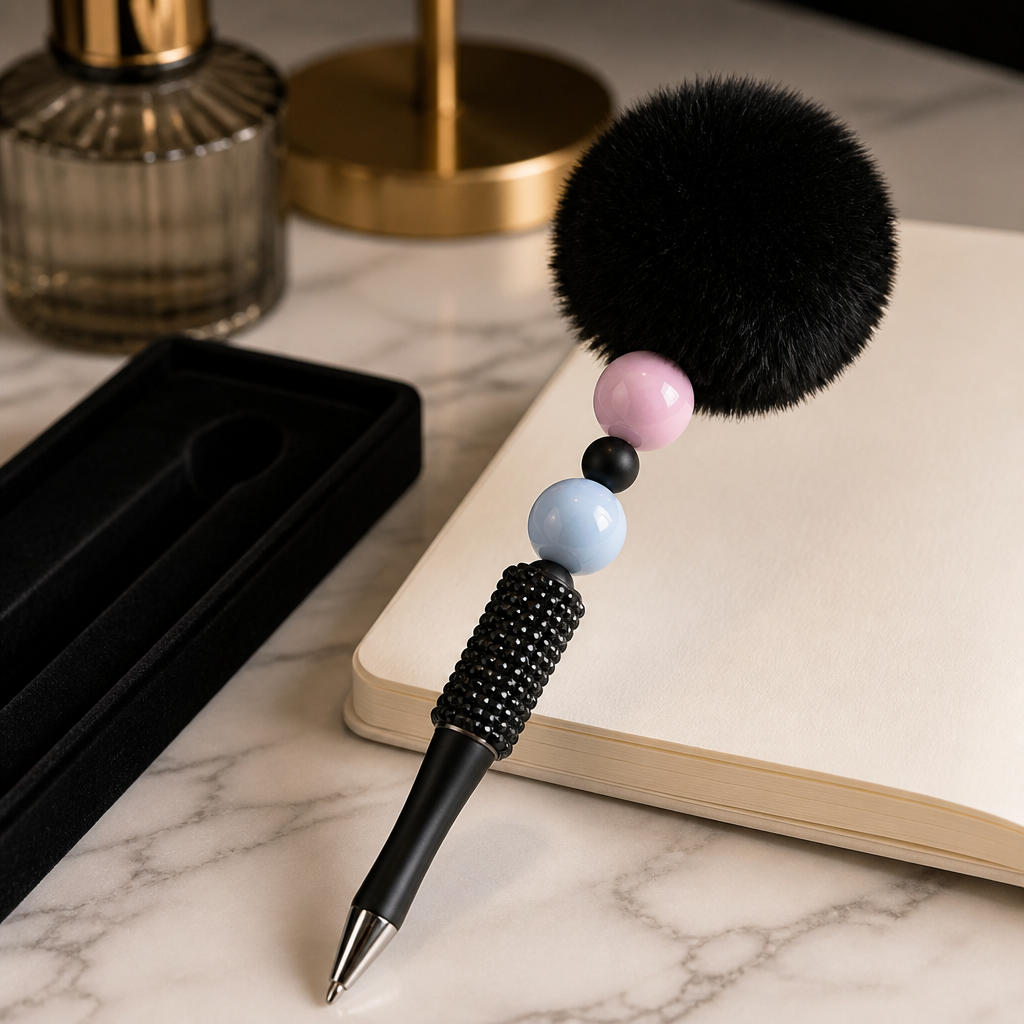 Pom Pom Bubble Pen