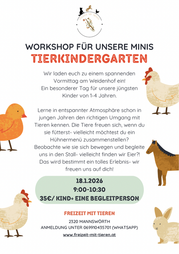 Tierkindergarten 18.1.2026