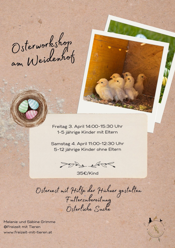 Osterworkshop Samstag ohne Eltern