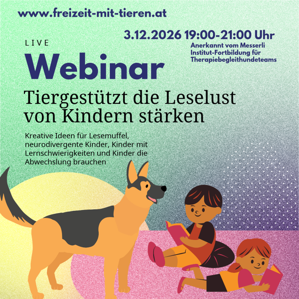 Tiergestützt die Leselust von Kindern stärken