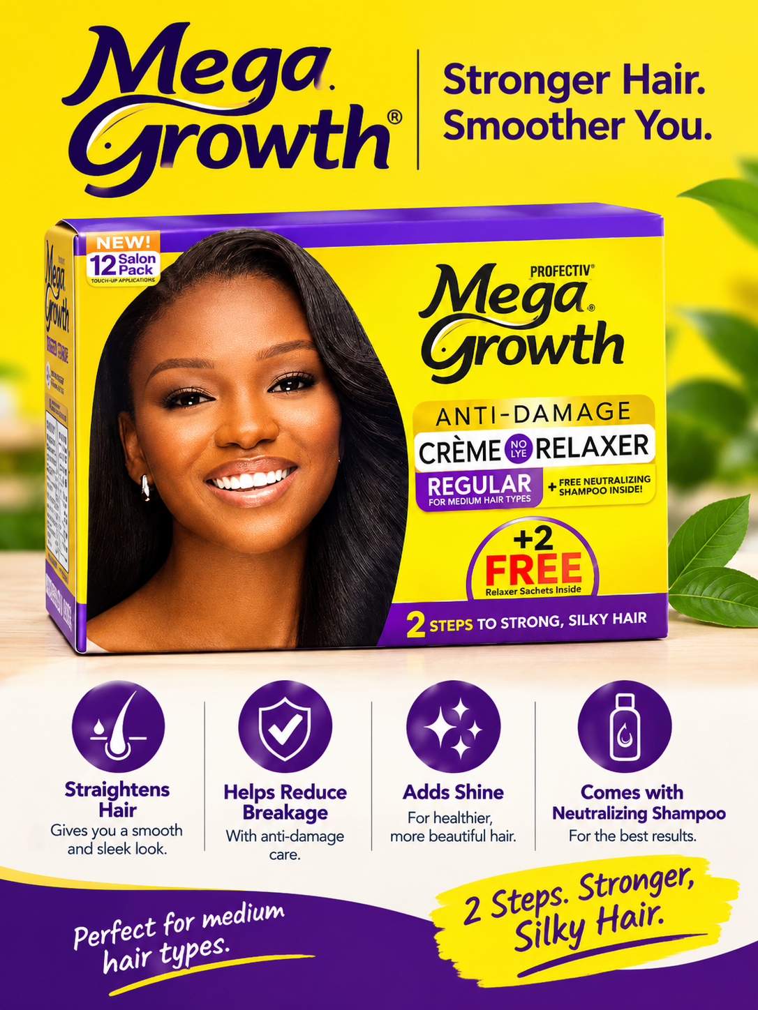 Profectiv Mega Growth Anti-Damage Crème Relaxer- Regular (Gh 160.00)