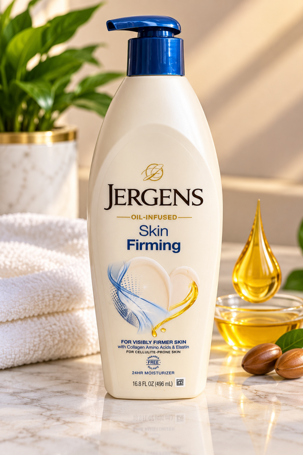 Jergens Oil-Infused Skin Firming Lotion – 496ml (Gh 170.00)