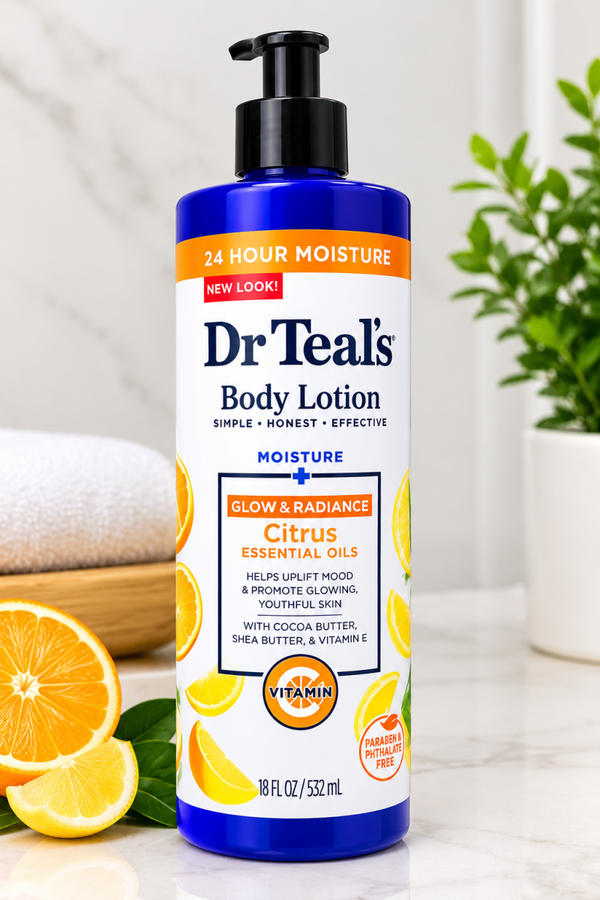 Dr Teal’s Glow & Radiance Citrus Body Lotion – 532ml (Gh 100.00)