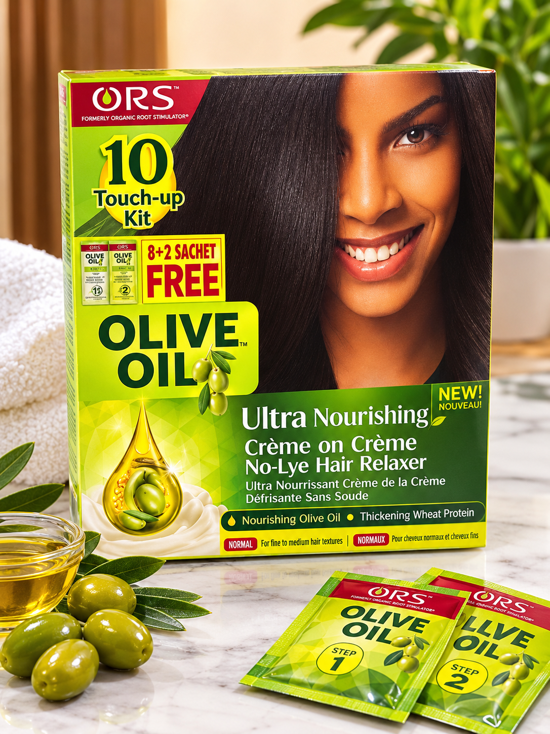 ORS Olive Oil Hair Relaxer 10 Touch up Kit (Gh 130.00)
