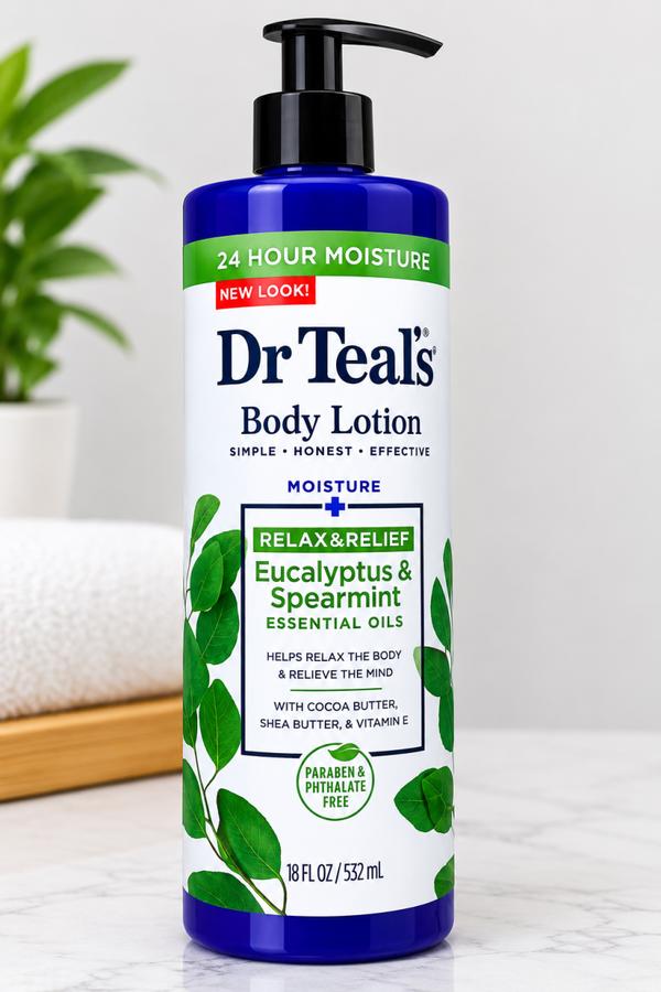 Dr Teal’s Eucalyptus & Spearmint Body Lotion – 532ml (Gh 100.00)