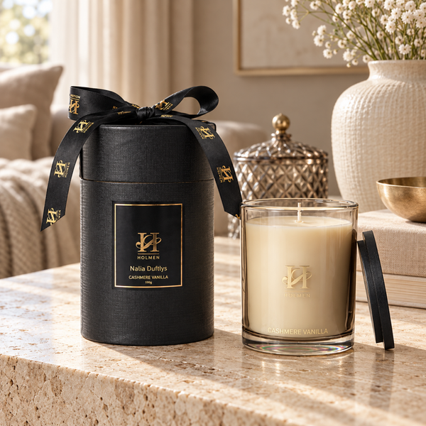 Nalia - Duftlys 198g, Cashmere Vanilla