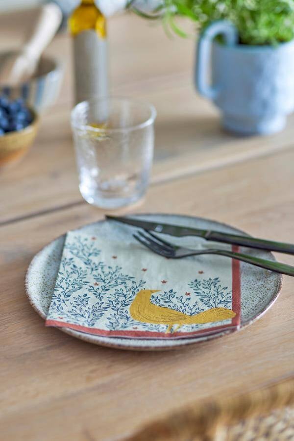 Hezha Serviet, Beige, FSC®Mix, Papir