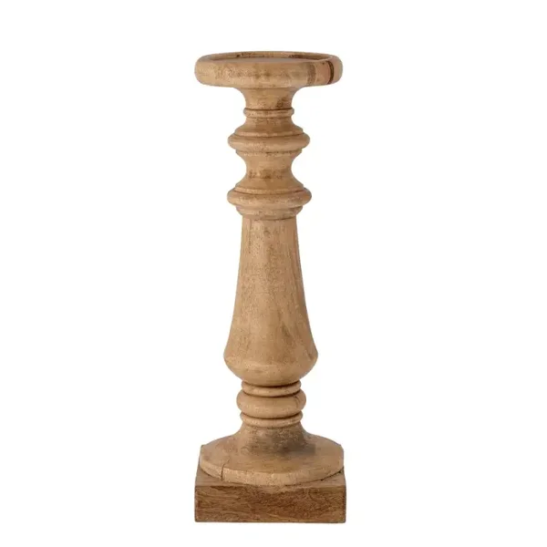 BLOOMINGVILLE Noore Pidestal Lysestake, Natural, Mango