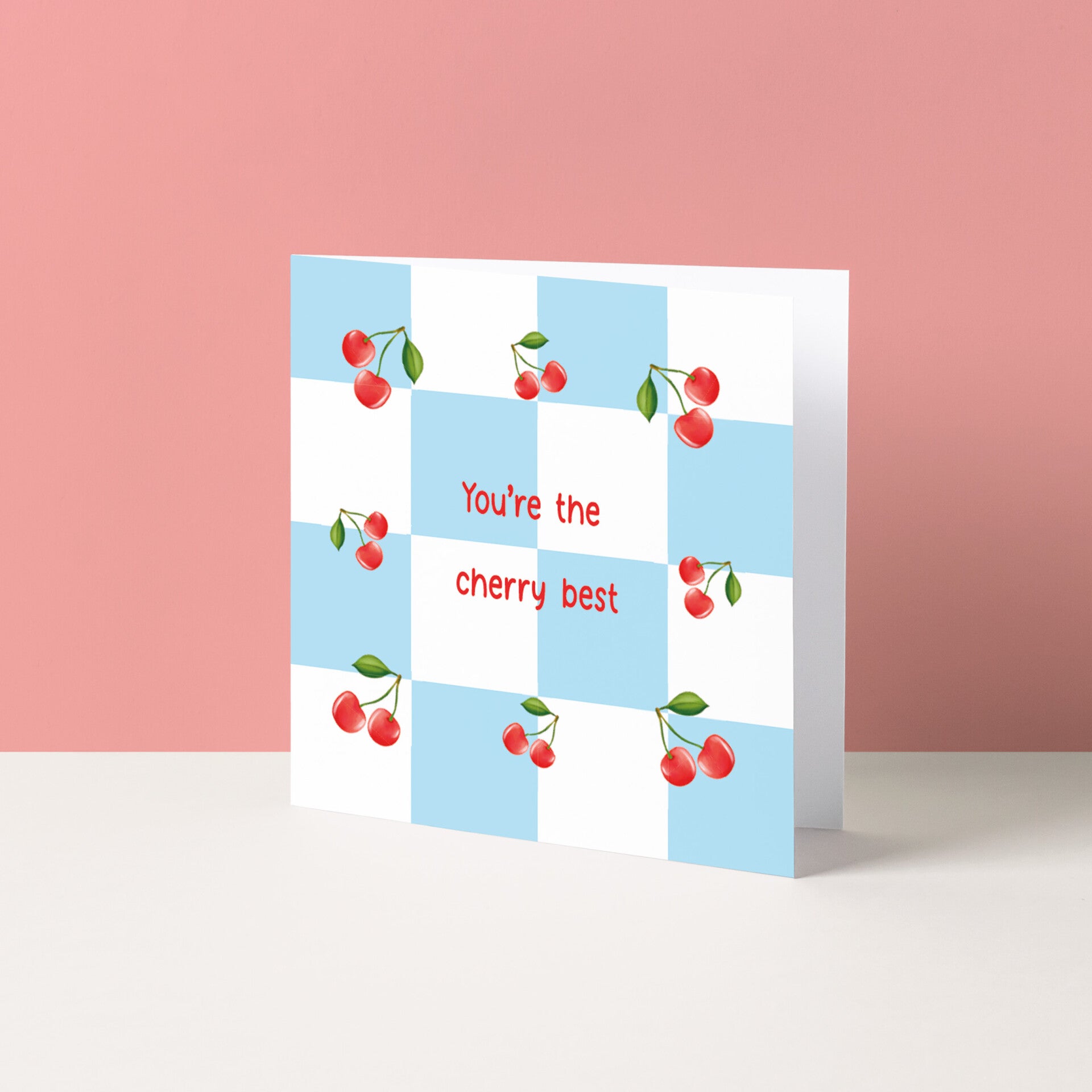 Wenskaart "You're the cherry best"
