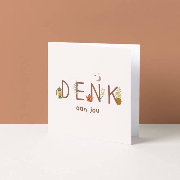 Wenskaart "Denk aan jou"