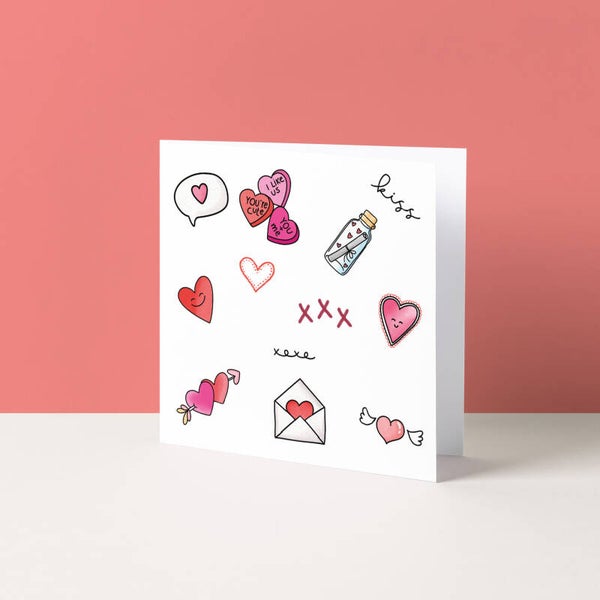 Wenskaart "Valentijn"