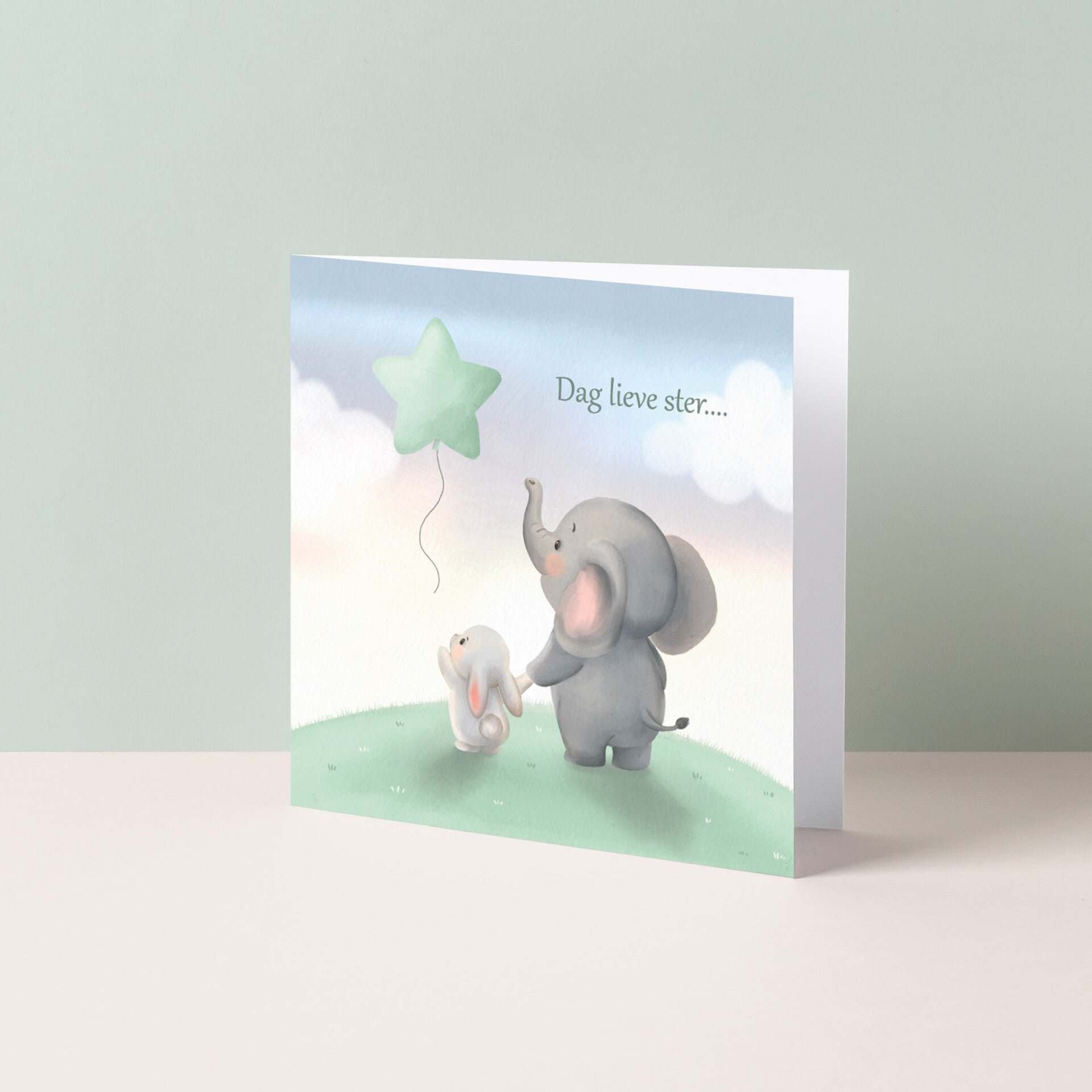 Wenskaart "Dag lieve ster"
