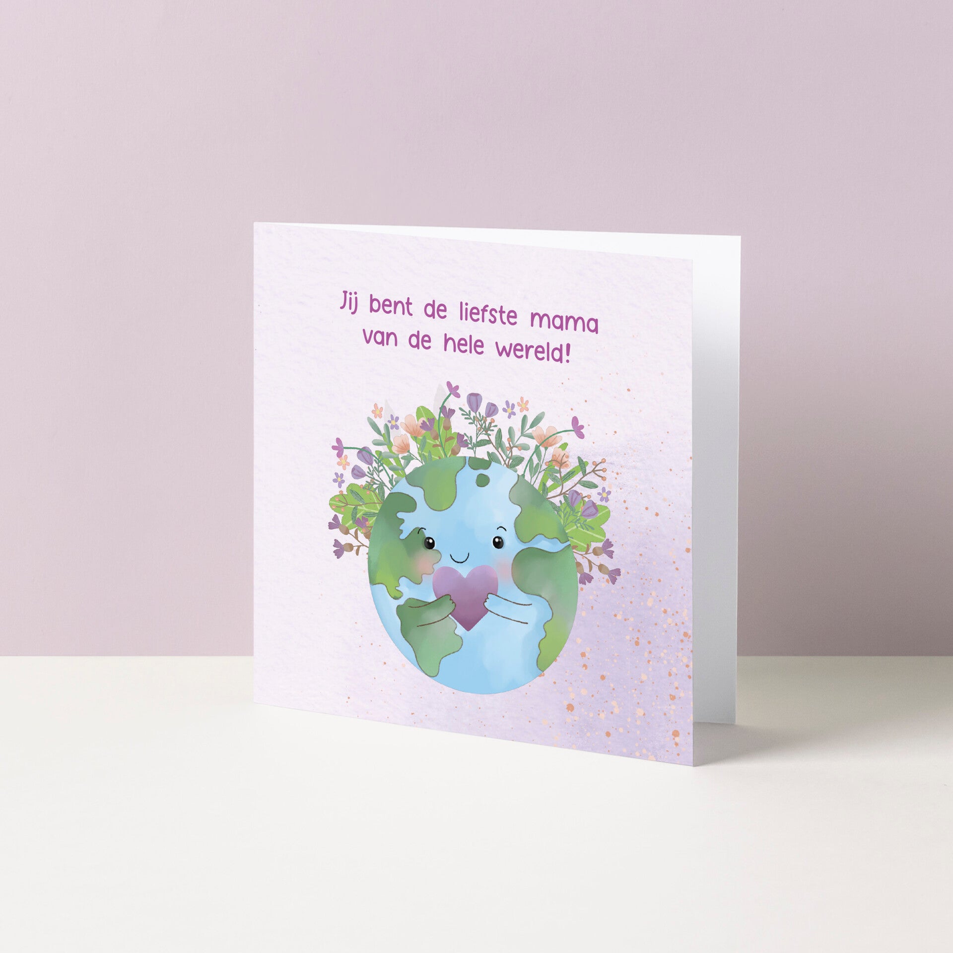 Wenskaart "Liefste mama van de wereld"