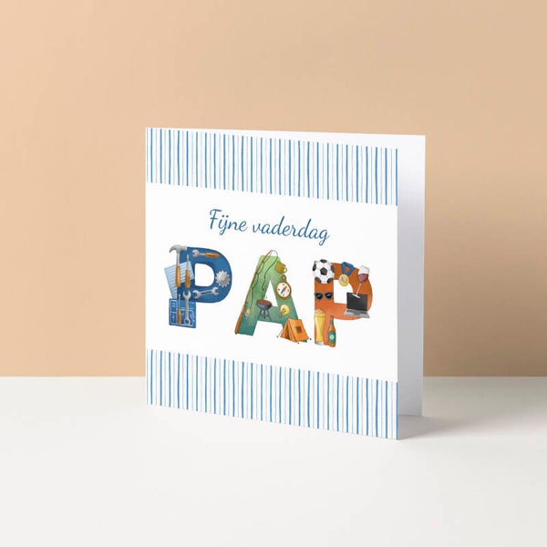 Wenskaart "Pap"