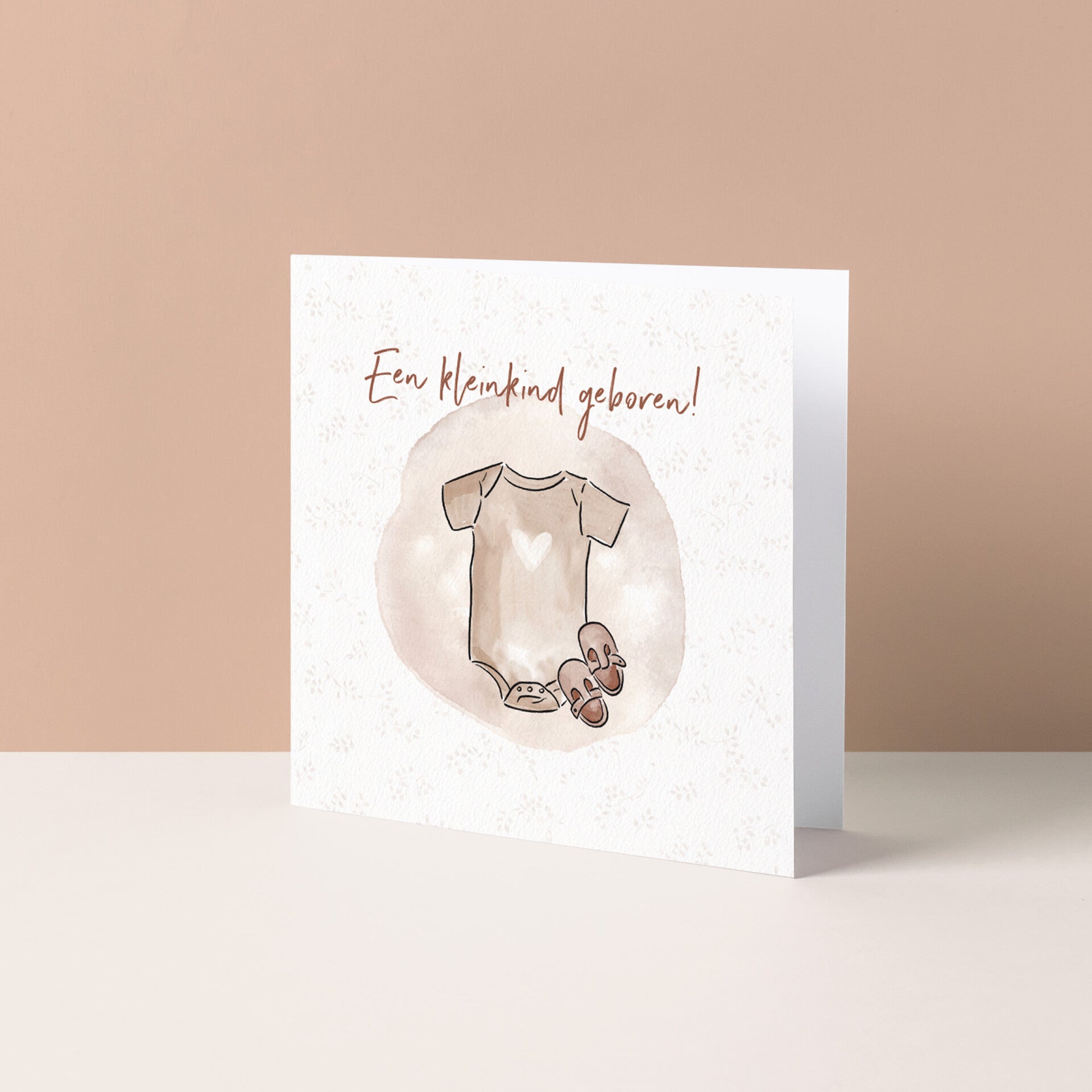 Wenskaart "Een kleinkind geboren"
