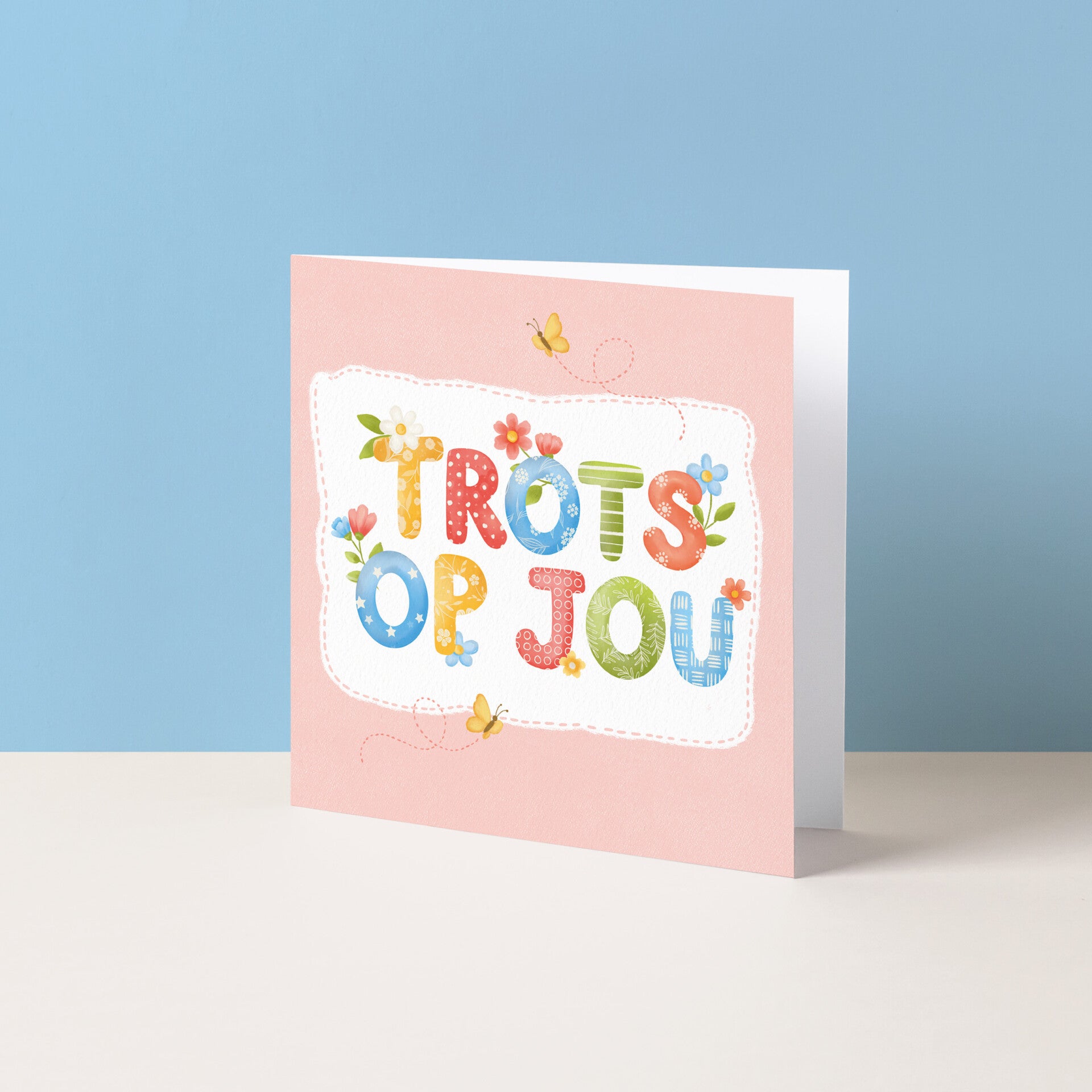 Wenskaart "Trots op jou!"