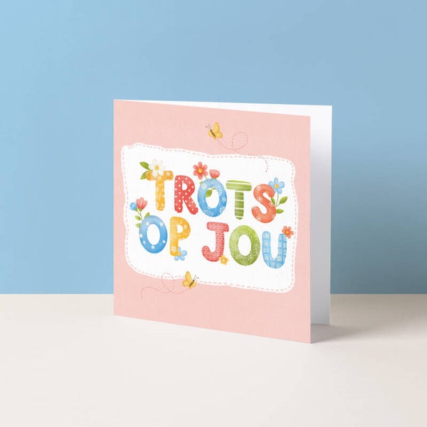 Wenskaart "Trots op jou!"
