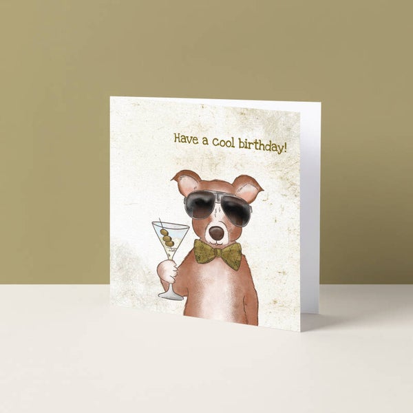 Wenskaart "Have a cool birthday!"