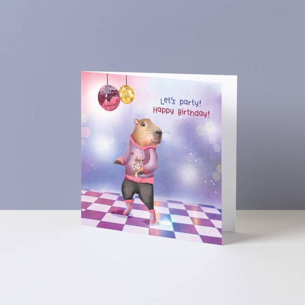 Wenskaart "Let's party!"