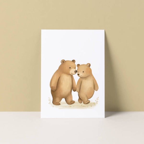 Ansichtkaart "Samen"