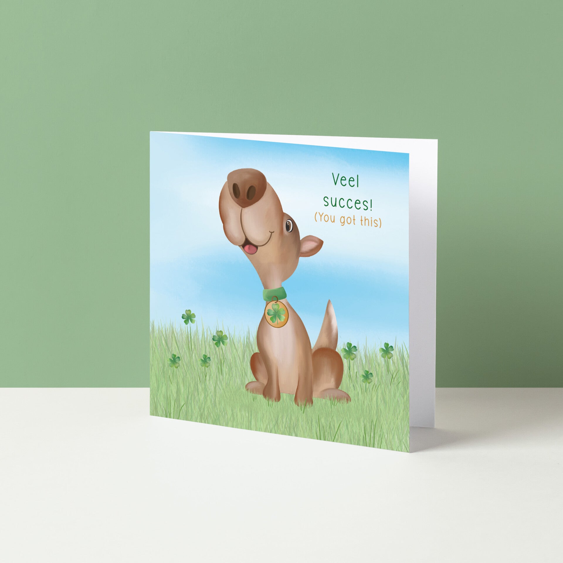 Wenskaart "Veel succes (You got this)"