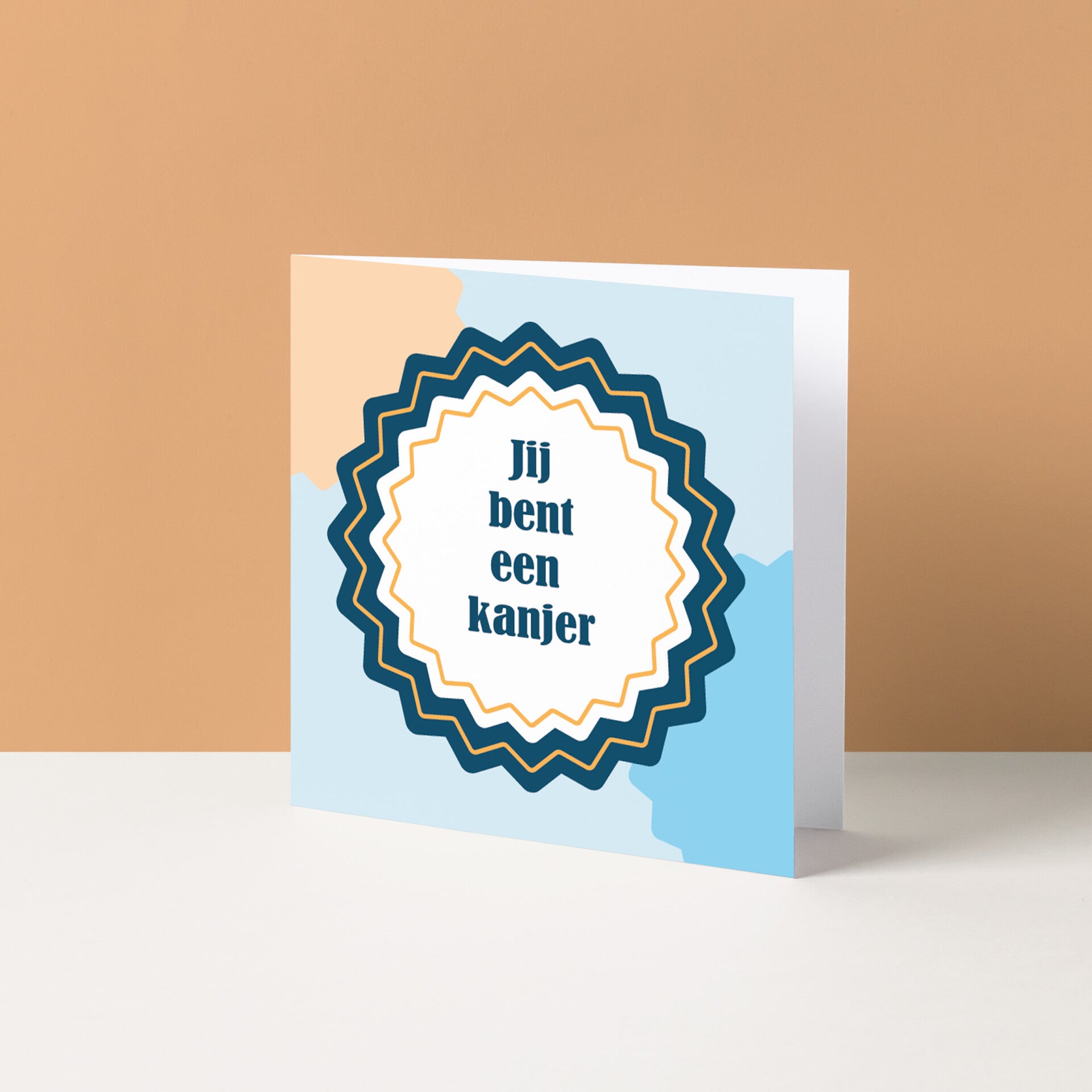 Wenskaart "Jij bent een kanjer"