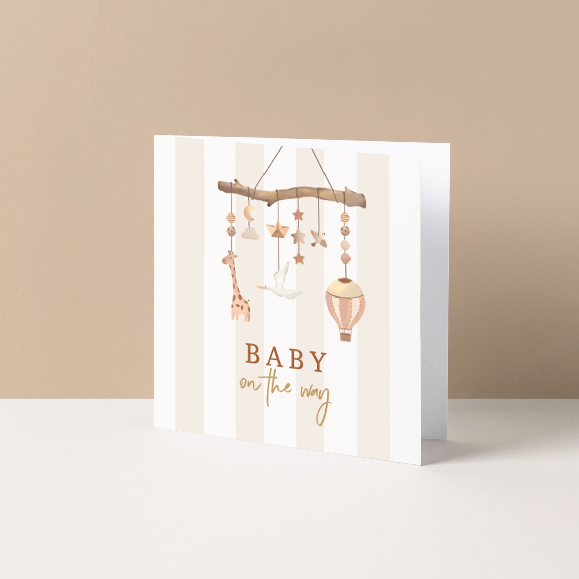 Wenskaart "Baby on the way"