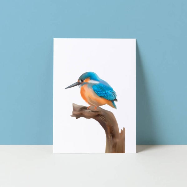 Ansichtkaart "Ijsvogel"