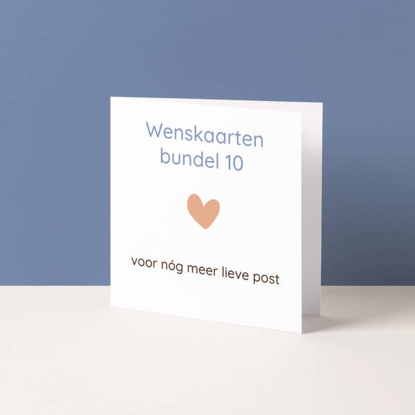Wenskaartenbundel 10 (kortingscode)