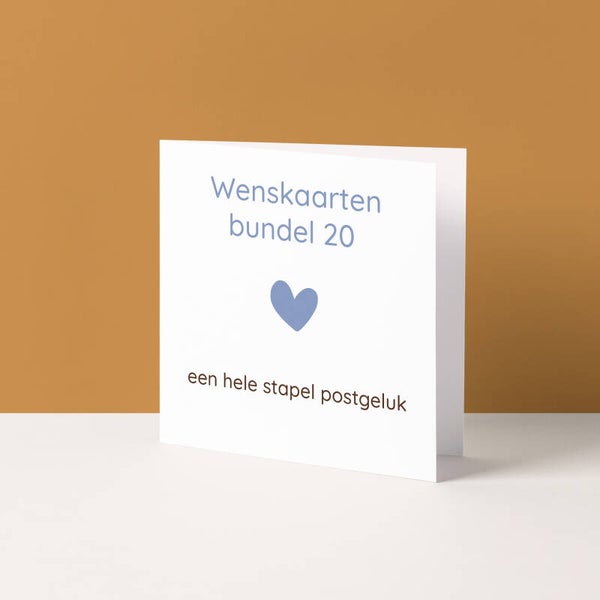 Wenskaartenbundel 20 (kortingscode)
