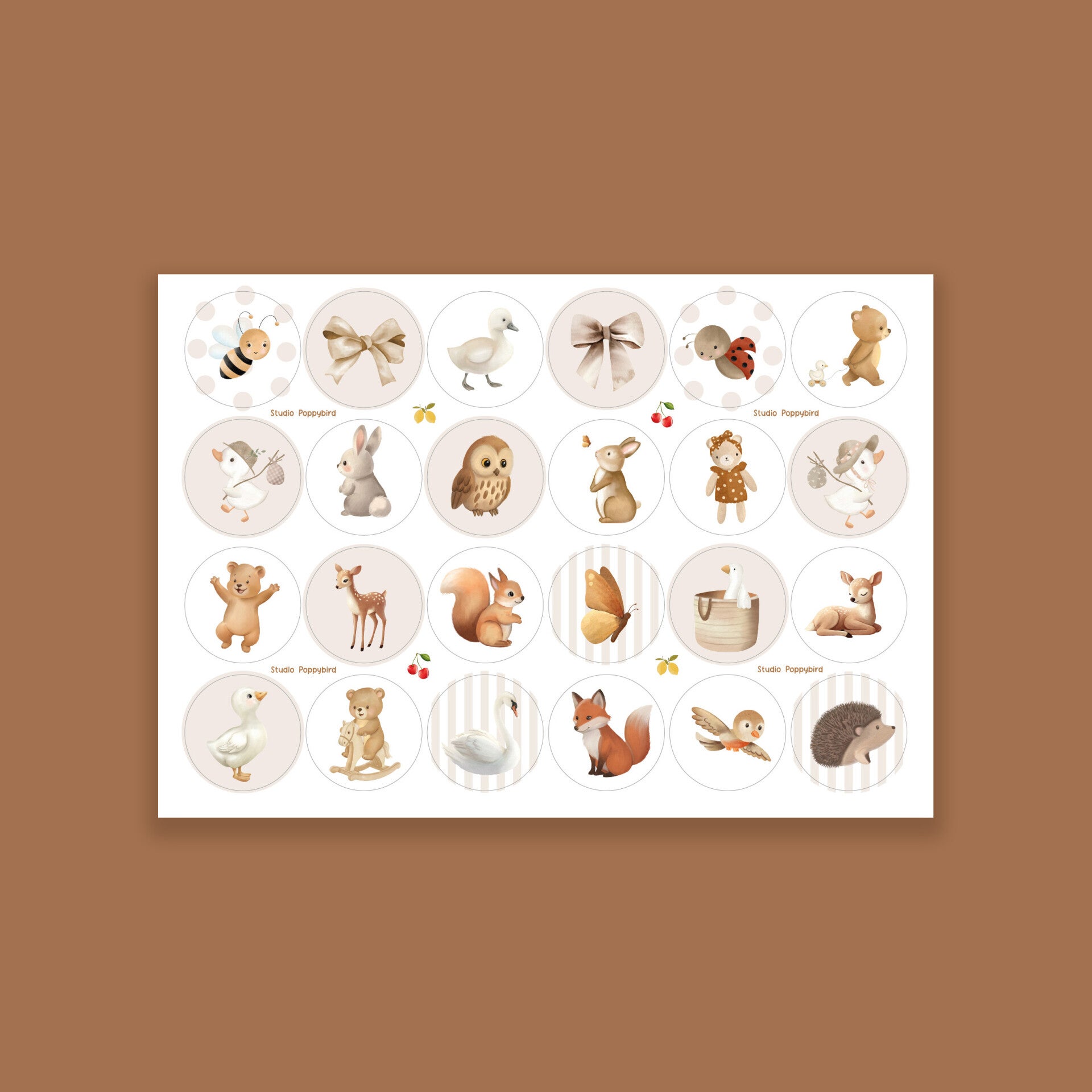 Stickervel "Cute"
