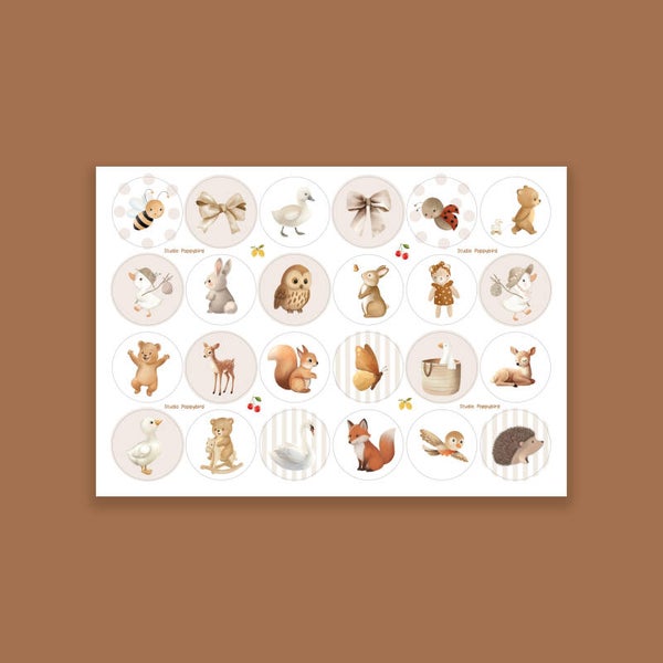 Stickervel "Cute"