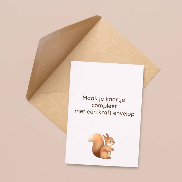 Envelop voor ansichtkaarten