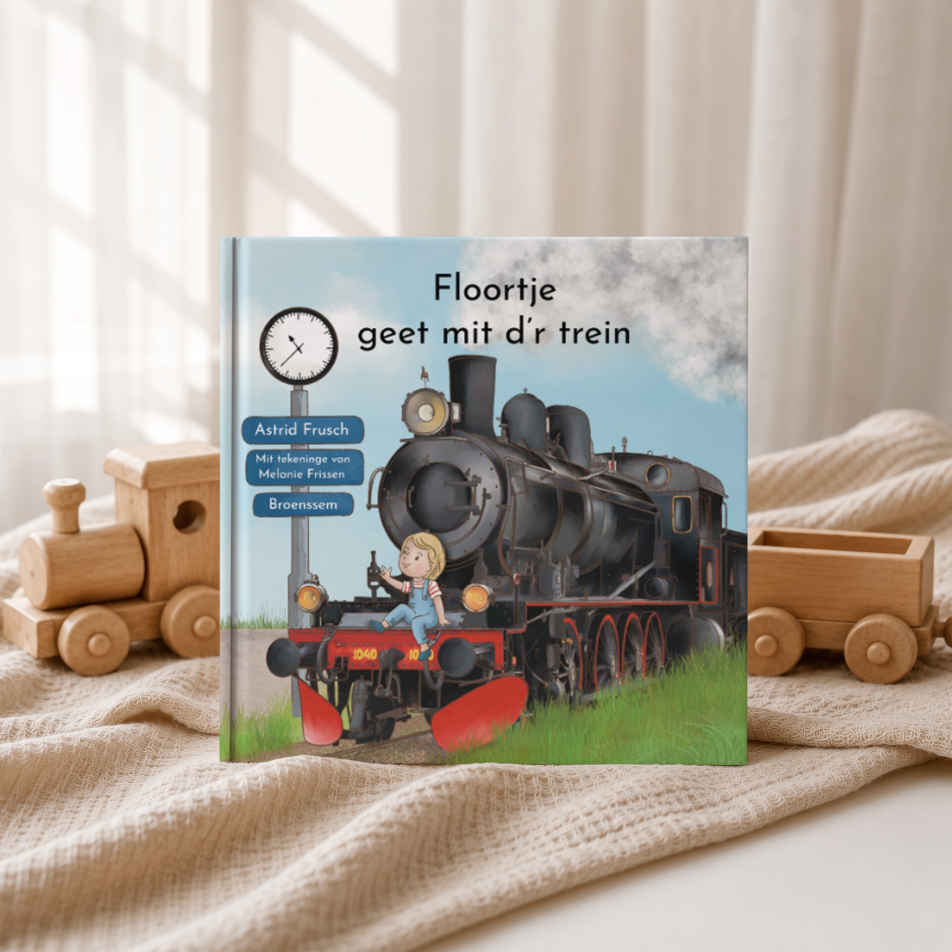 Prentenboek " 't Floortje geet mit d'r trein" - Brunssum