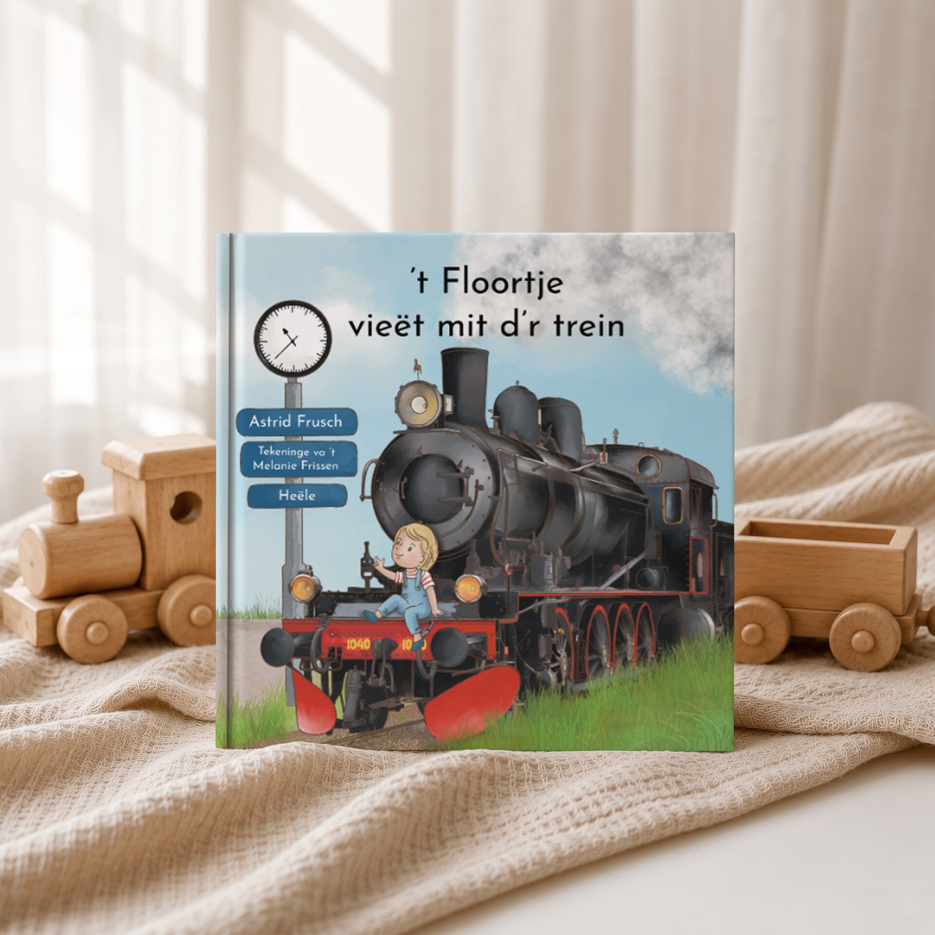 Prentenboek " 't Floortje vieët mit d'r trein" - Heerlen